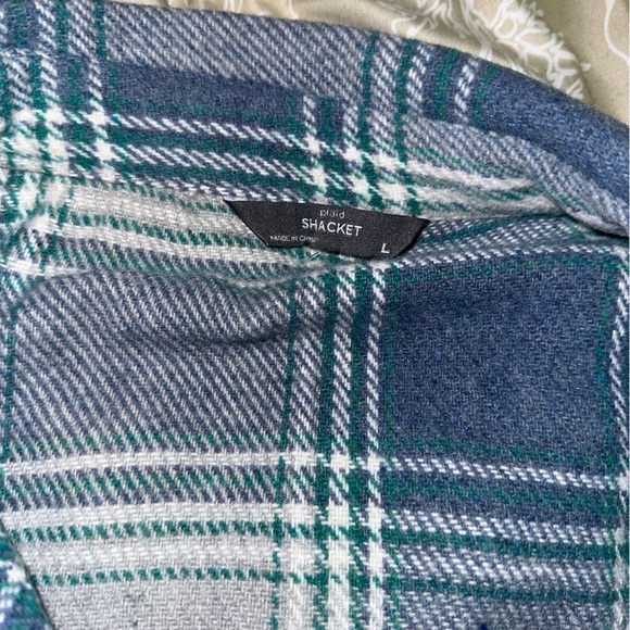 plaid shacket - Picture 2 of 3